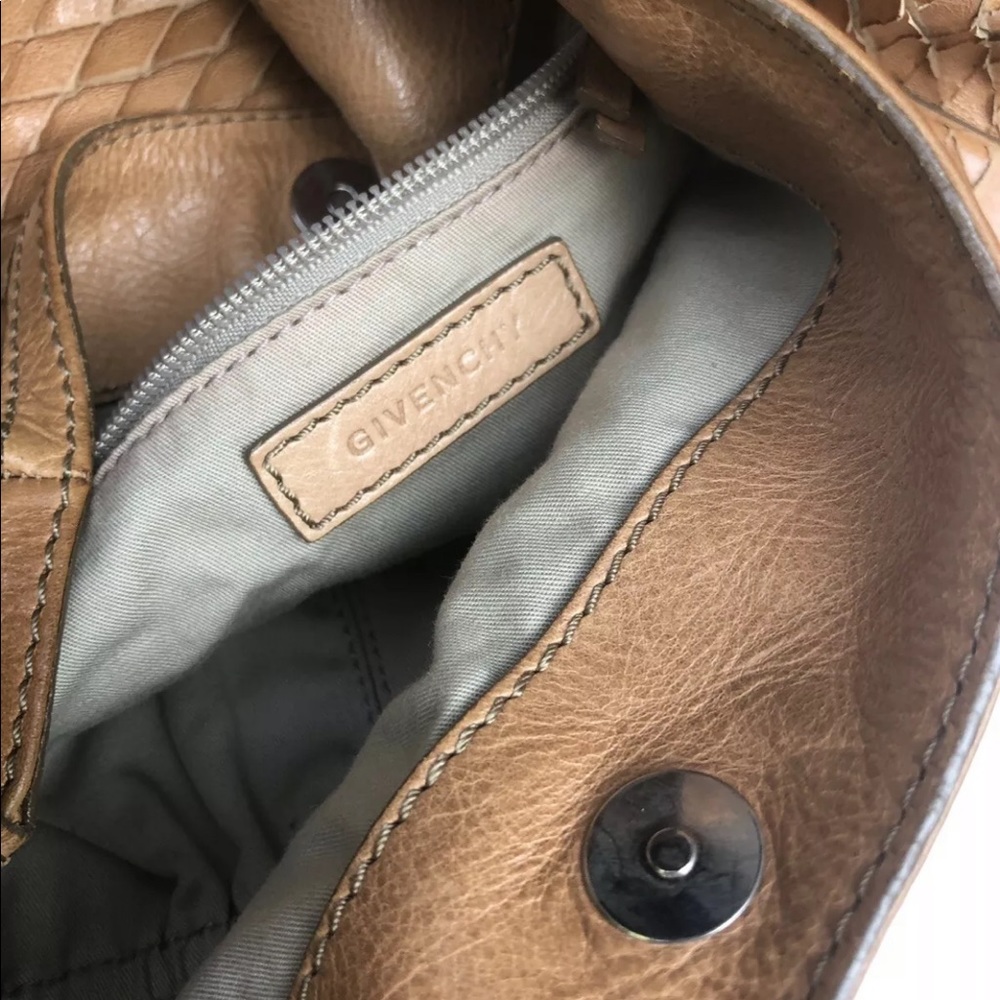 Authentic Givenchy Eclipse Hobo Bone Leather Bag - image 5